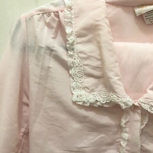 Sexy Barbie style semi sheer Nightgown Pajama Set